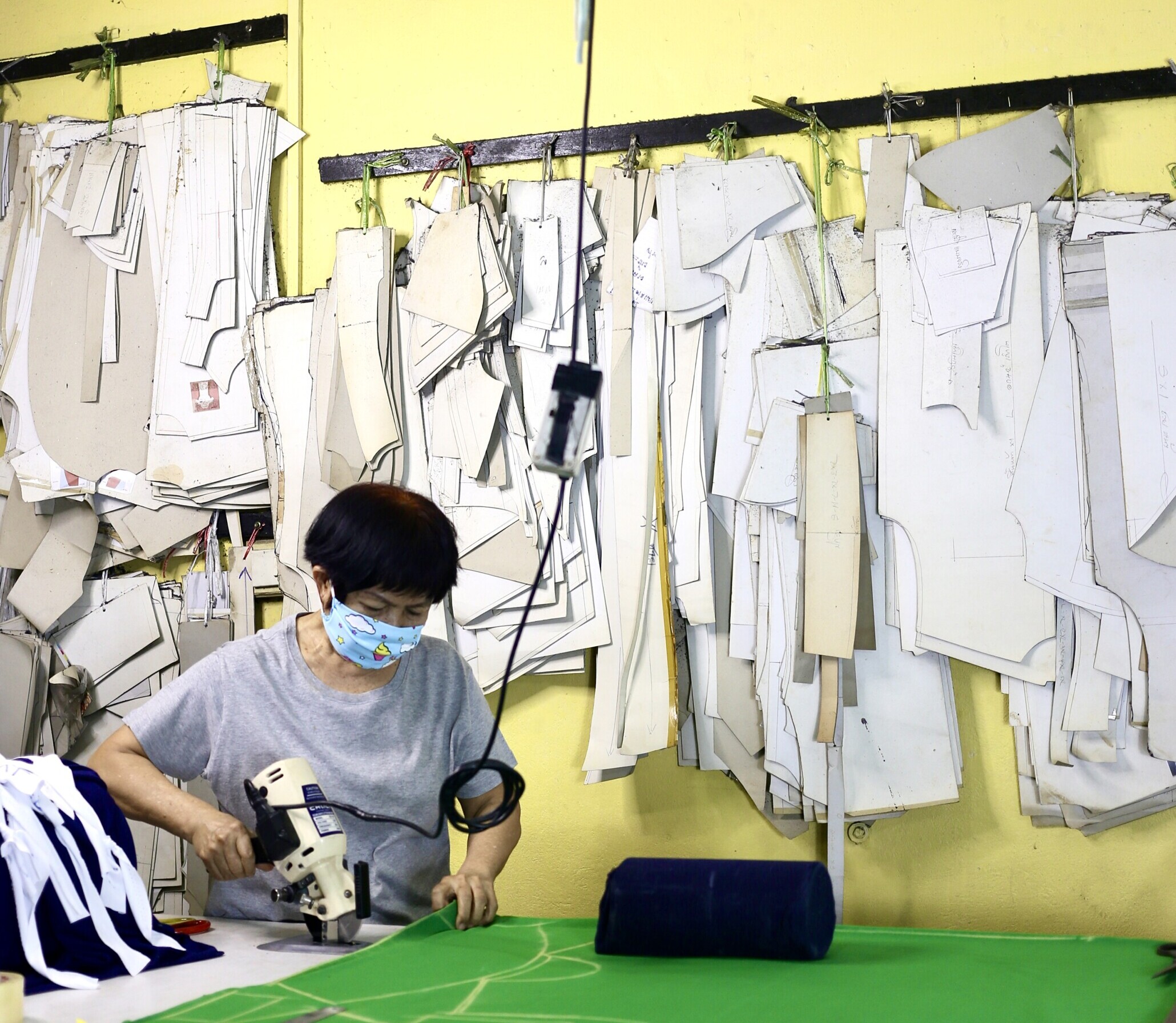 ตัดผ้าตามแพทเทิร์น